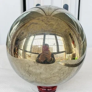 Natural Chalcopyrite Quartz Crystal Ball Energy Reiki Healing 4220G - Picture 1 of 12