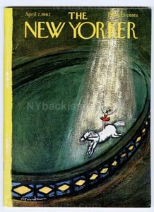 New Yorker magazine April 7 1962 Sylvia Plath Tulips first editon SJ Perelman FN - Picture 1 of 4