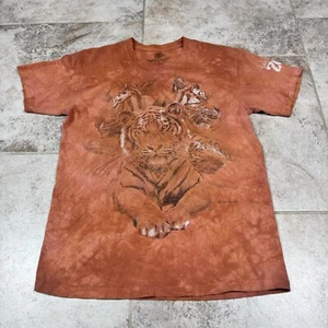 The Mountain San Antonio Zoo T-Shirt Adult Medium Tiger Orange 2XL Tie Dye - Picture 1 of 7