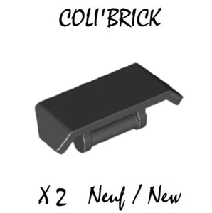 Lego 98834 - 2x Aileron / Vehicle Spoiler 2x4 with handle - Noir / Black - NEUF - Imagen 1 de 1
