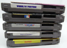Days of Thunder, Dr Mario, Top Gun, Wheel of Fortune, Major League Baseball NES