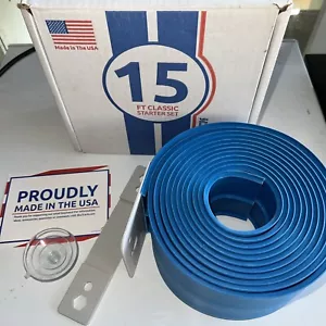 Blu Track Classic 15 Ft Starter Set Highly flexible, portable 15 Ft coil 2-lane - Picture 1 of 5