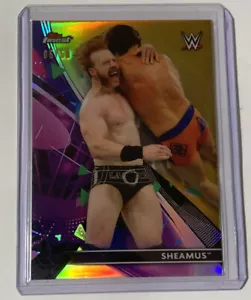 2021 Topps Finest WWE Gold Refractor #’d 06/50 Sheamus #36 - Picture 1 of 2