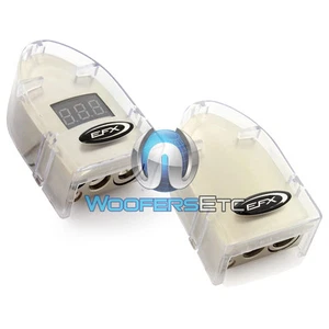 pkg EFX SCLAMPF SCLAMPNF PLATINUM DIGITAL POSITIVE & NEGATIVE BATTERY CLAMPS NEW - Picture 1 of 12