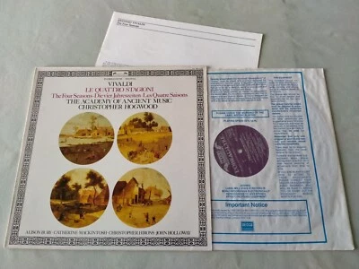 L'Oiseau-Lyre Digital 410 126-1 VIVALDI The Four Seasons Hogwood vinyl LP - Image 1 of 4