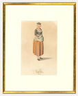 Style of David Alois Schmid (1791-1861) - Watercolour, Valais Woman
