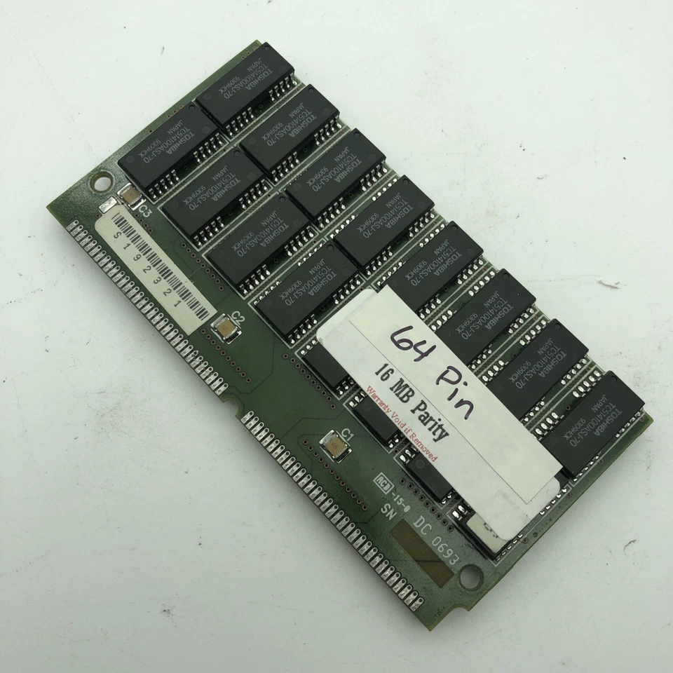 16MB 64Pin AST Commodore Amiga Fast Page FPM MEMORY 70NS Vintage Rare SIMM DT71 - Image 1 of 4