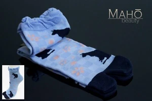 JAPANESE tabi split toe socks CAT Neko geisha geta zori kimono flip flops Sakura - Picture 1 of 7