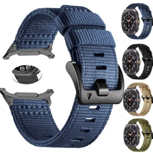 Watch Band For Samsung Galaxy Watch Ultra 47mm Replace Braided Nylon Sport Strap - Picture 1 of 25