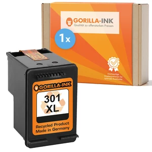 Druckerpatrone für HP 301 XL Black DeskJet 1050a 1510 2050 3054a Envy 4500 4504 - Bild 1 von 8