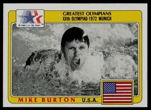 1983 Topps Greatest Olympians #10 Mike Burton USA - Picture 1 of 2