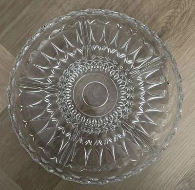 Vintage Kabarett Meteor , Veba-AG Glas geteilt Westdeutschland, ca.26,5 cm - Bild 1 von 4