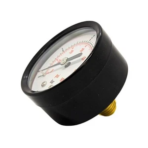 Manometer 0-4,0bar 1/4 Zoll Klasse 2,5 Anschluss hinten Durchmesser 50mm Druckme - Picture 1 of 7