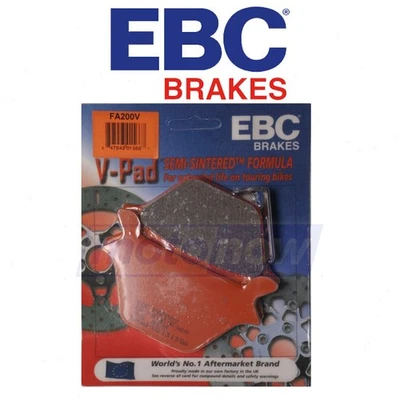 EBC Rear Semi-Sintered V Brake Pads for 1987 Harley Davidson FXRC Low Rider tt Foto 1 de 4