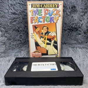 Jim Carrey- The Duck Factory VHS Tape 1984 Sitcom Premiere Episodes Home Video - Picture 1 of 8