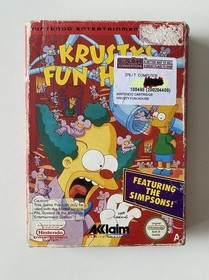 Krusty's Fun House Boxed NES AC PAL