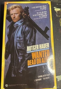 VHS Wanted Dead Or Alive 1986 StarMaker Rutger Hauer Action - Bild 1 von 3
