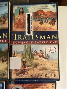 Vintage Western PB THE TRAILSMAN: COMMANCHE BATTLE CRY 1st Ed. Lot of 15 Titles - Picture 1 of 17