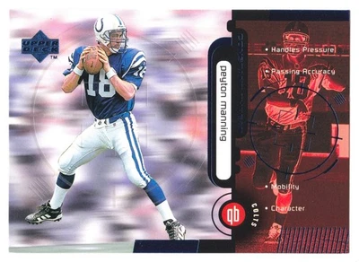 1998 Upper Deck Peyton Manning RC #CT2 Constant Threat Rookie Insert Colts HOF - Image 1 of 2