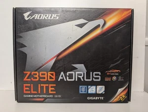 Ships Today ✅ GIGABYTE Z390 AORUS ELITE Intel LGA1151 Z390 ATX DDR4 Motherboard - Picture 1 of 11