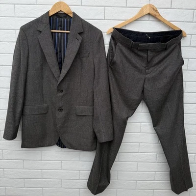 PAUL SMITH Marrón 100% Lana Chaqueta Pantalones Traje Para Hombre Talla 38R Foto 1 de 4