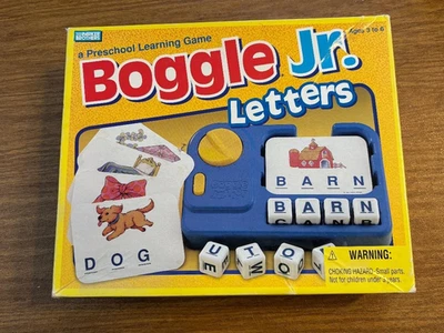 De colección Parker Brothers Boggle Jr. Juego de cartas edades 3-6 Foto 1 de 4