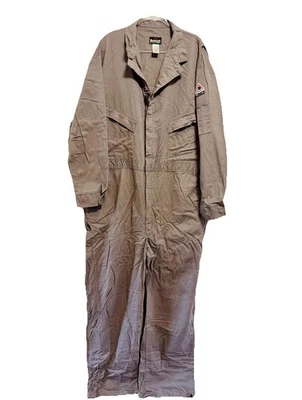 Bulwark Men's Coveralls Lightweight Excel FR, Gray Size 52 XLN - Image 1 of 4