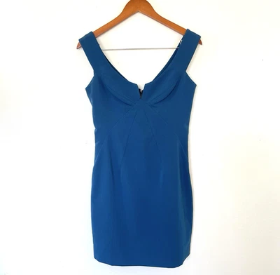 Vestido Vaina Negro Halo Para Mujer Bodycon Talla 4 Verde Azulado Cóctel Fiesta Fecha Nuevo con Etiquetas Foto 1 de 4