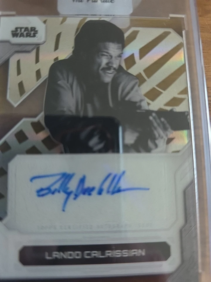 2024 Star Wars High Tek Lando Calrissian Billy Dee Williams Black And White Auto - Image 1 of 4