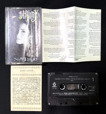 1990 Tiffany New Inside Taiwan Ltd 11 Tracks Cassette Tape W/Promo Card Rare - Image 1 of 4