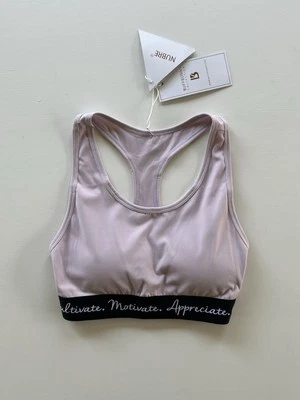 Buffbunny Nubre Sports Bra Light Purple Padded Racerback Women’s Size Small NWT - Image 1 of 4