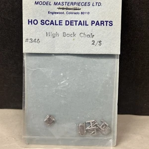 HO 1:87 Scale Model Masterpieces Detail Neu Metallbausatz Hochlehner Stuhl #346 - Bild 1 von 2