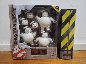 π₯π₯ Ghostbusters Plasma Mini Puft Haslab "Burnt" Figures & Standard Set - Picture 1 of 9