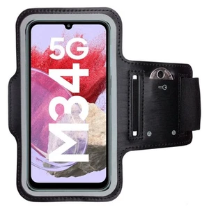 Bracelet pour Samsung Galaxy M34 bracelet de sport étui à bras sac de sport housse de course - Photo 1/7