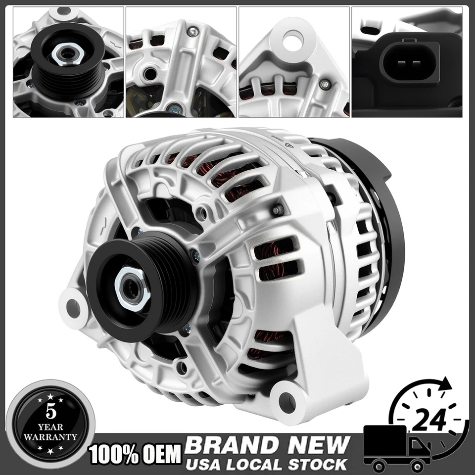 Alternator For Mercedes-Benz C320 CLK320 ML320 SLK320 & Chrysler Crossfire 3.2L - Image 1 of 4