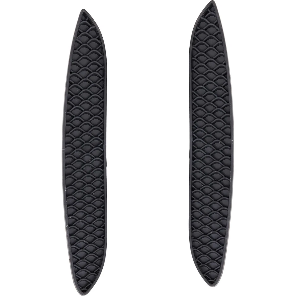 Juego de 2 rejillas de barra frontal de parachoques lado conductor trasero y pasajero para par de sedán MB Foto 1 de 4