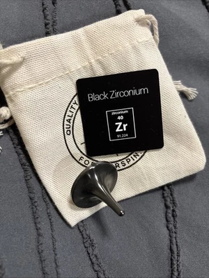 Top giratorio Foreverspin de fama mundial - circonio negro - circonio natural Foto 1 de 3