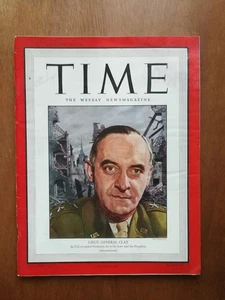 Time Magazine June 25 1945 Lieutenant General Lucius Clay No Label Newsstand - Picture 1 of 1