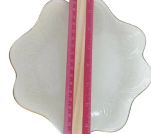 Lenox Saybrooke überbackene Servier Süßigkeiten Schüssel 24 K Goldrand 7,5" - Bild 1 von 5