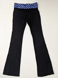 So Girls Authentic American Heritage Black & Blue Activewear Leggings Sz Small - Picture 1 of 3