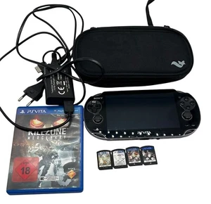 Sony Playstation PS VITA PCH-1004 OLED mit Spielen Shinobido 2 Killzone FSK18 - Bild 1 von 9