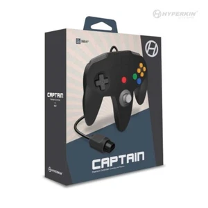 Nintendo 64 Controller - Hyperkin "Captain" Premium NEW – Black - Picture 1 of 3