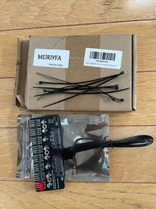 MEIRIYFA Chassis Fan Hub 3 Pin 4 Pin PWM 8 Way 12 V Cooling Fan - Afbeelding 1 van 2