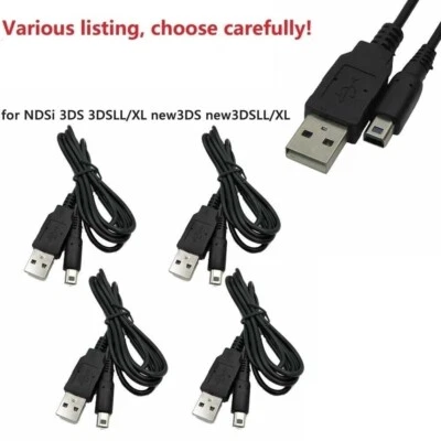 USB Charger Charging Cable for Nintendo 3DS XL , 3DS , 2DS , NDSi , DSi XL LL - Image 1 of 4