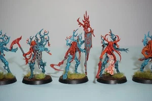 Warhammer Age of Sigmar Sylvaneth Tree-Revenants x 5 - bemalt - Bild 1 von 8