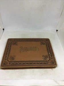 Antique Card Album Filled With Cut-Outs One Of A Kind *RARE* - Picture 1 of 14