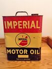 Vintage Imperial Motor Oil 2 Gallon Advertising Motor Oil Can
