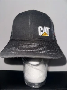 Caterpillar CAT Equipment Black Cap/Hat New - Picture 1 of 9