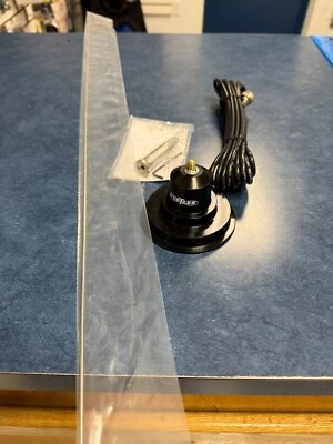 Hustler IC100S-B 41" Magnet Mount CB Antenna Kit With Spring -Black Brand New - Image 1 of 4