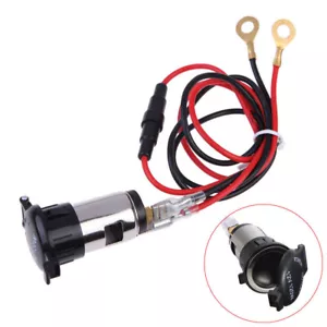 Car Power Socket DC 12V Cigarette Lighter Plug Outlet Lighter Socket Plug 120W* - Foto 1 di 12